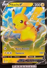 Carte Pokemon PIKACHU 086/264 V Ultra Rare Epée et Bouclier 8 EB08 FR NEUF