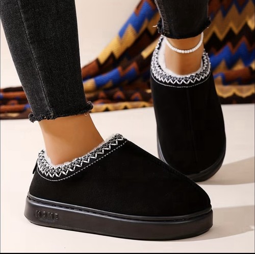 Chaussons confortable noir - chaussons,