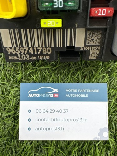 Boitier servitude moteur - servitude, (bsm)