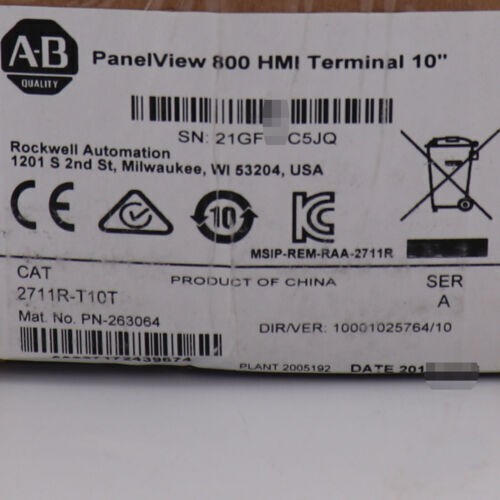 New allen bradley 2711r t10t - new, 2711r-t10t