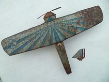 Jouet ancien en tole avion