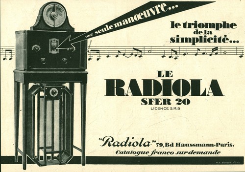 Publicité ancienne poste