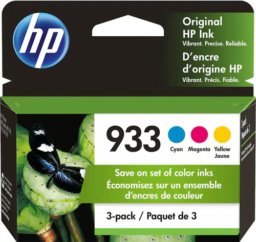 933 cyan magenta yellow - hp,