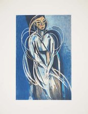 Henri MATISSE : Femme cubiste, Lithographie signée