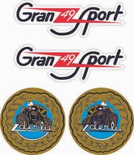KIT ADHÉSIF STAR SAM® DERBI GRAN SPORT 49 AUTOCOLLANTS MOTOCYCLETTE CLASSIQUE