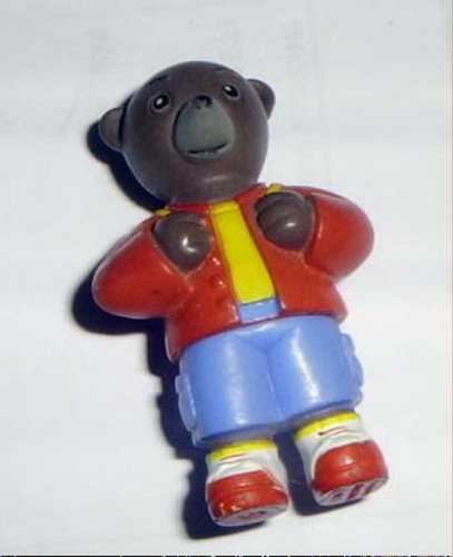 Figurine petit ours brun et - figurine,