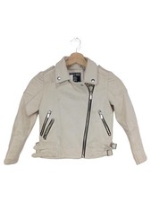 C&a Veste Cuir Enfant Beige