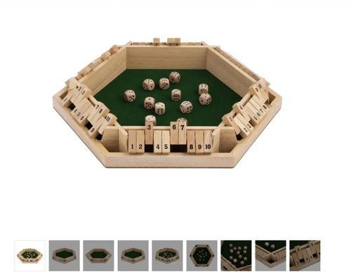 Shut the box zestaw - zestaw, dla