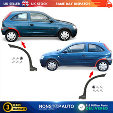 2X Roue Arc Bordure Moulage Arrière Gauche et Droite Pour Opel Corsa C 2000-2003