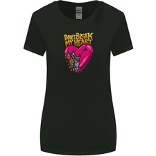 T-Shirt Femme À Coupe Large Cœur De Moteur Cassé Biker Moto
