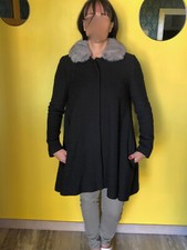 manteau cape bi matière col