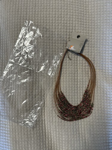Collier perles colorées - collier, à