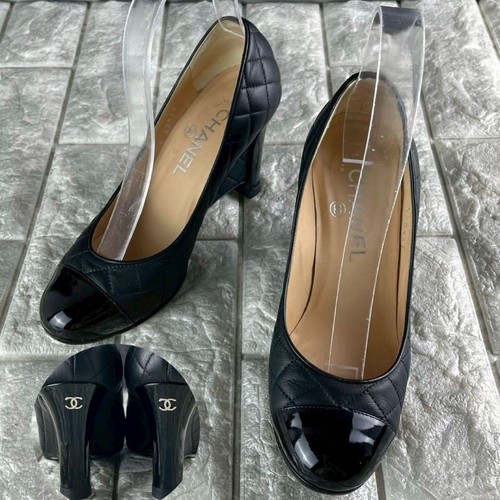 Escarpins chanel matelassé - escarpins,