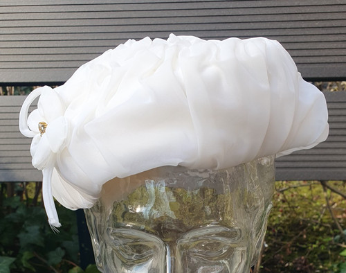 Vintage chapeau tulle lin - vintage,