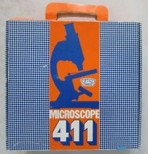 Microscope 411 Optico Paris Année 1980 Très bel état, dans sa boîte d'origine