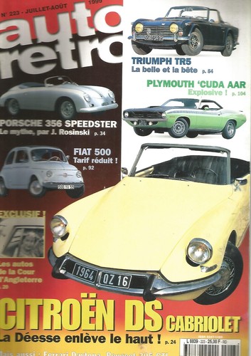 Auto retro 223 triumph - auto, n°223