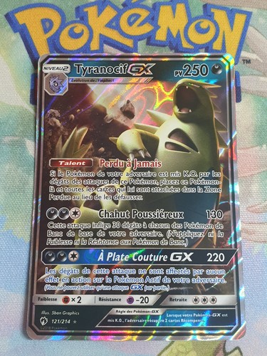Carte pokemon tyranocif - carte,