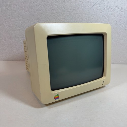 Vintage apple iic monitor - apple,
