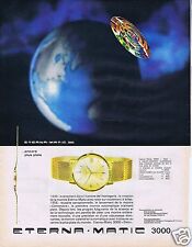 Publicité Advertising 026 1964 Eterna-matic 3000 montre