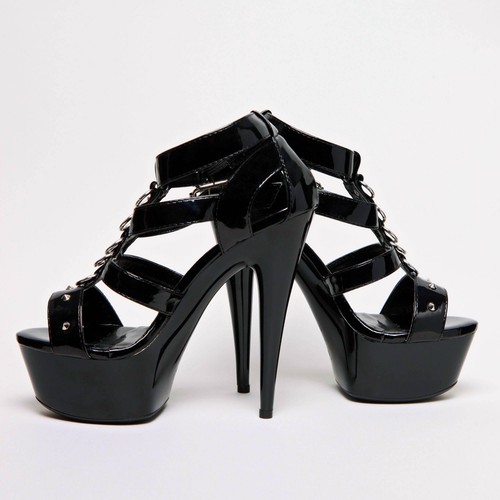 Chaussures vinyle noir - , /