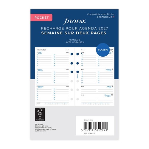 68231 filofax recharge - filofax,