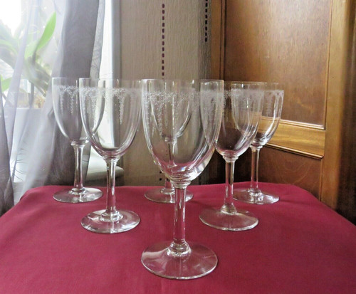 Verres eau en cristal - 6,