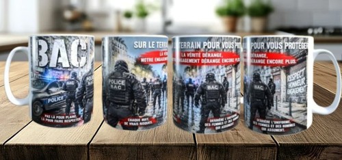 Mug police bac pour - police,,