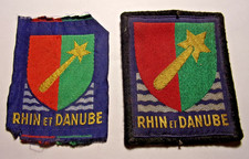 2 insignes tissu 1 er armée