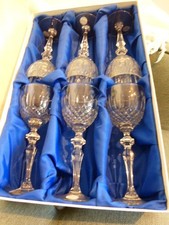 6  VERRES A VIN CRISTALLERIE DE LORRAINE  MODELE CHARLOTTE  TAILLE MAIN SOUFFLE