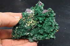Nouveauté! Cuprite recouvert de Malachite Fetch oumjrane Maroc 330g collection