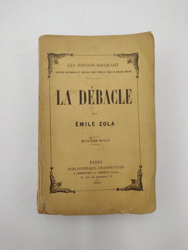 Debacle emile zola 1892 - 1892, eo