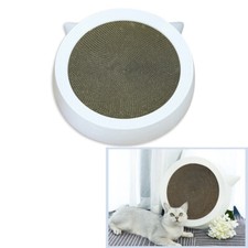 D87D Chats Griffoir Zéro Carton Rond Meuble Jouet Gratter 37x37x8cm