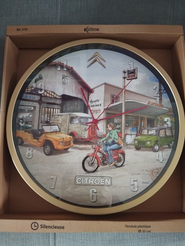 Horloge garage citroën - garage,
