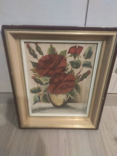 Ancien tableau huile sur - ancien, toile