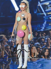 Miley Cyrus Signed Photo