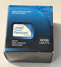 Processeur INTEL PENTIUM E6700 3,2GHZ , En Boîte D’origine 