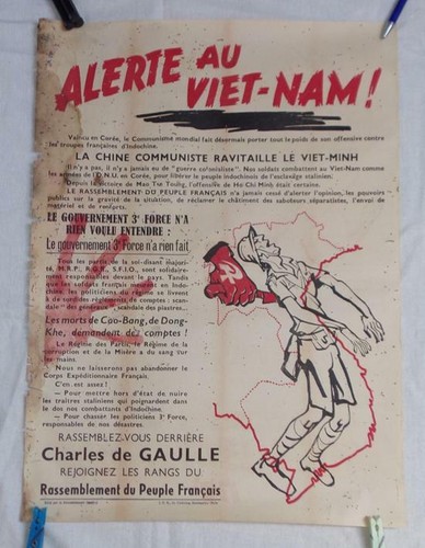 Affiche alerte viet - affiche, au