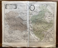 Carte ancienne gravure Comté