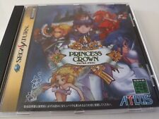 SEGA Saturn Princess Crown ATLUS cover and case replacement