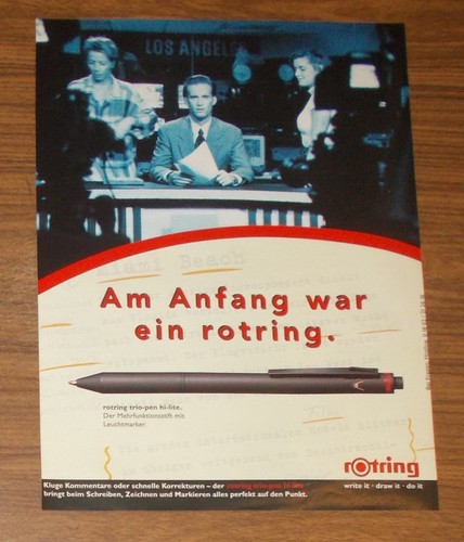 Rare advertising rotring - rare,