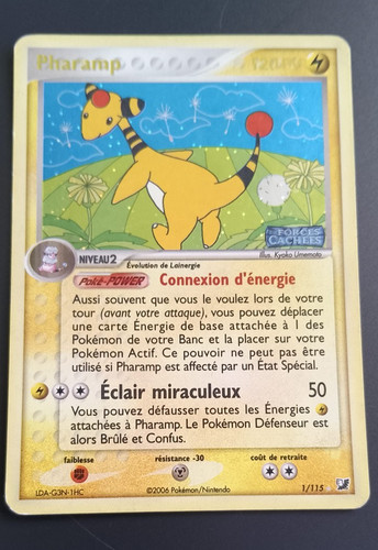 Carte pokemon pharamp 115 fr - pokemon, 1/115