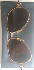 Authentiques Lunettes solaires Cartier Santos Romance 1986