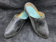 Fibra le pas, paire de galoche semelles en bois /  Pointure 38 paysan campagne
