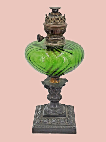 Lampe pétrole xixème - lampe, a