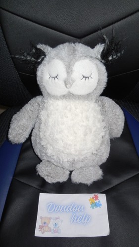 Doudou peluche hibou chouette - doudou,