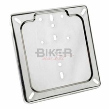 Porta targa cromato per targhe