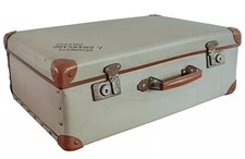 Petite Valise Ancienne En Carton Vintage 45 x 31 x 16 cm Publicitaire Année 1950