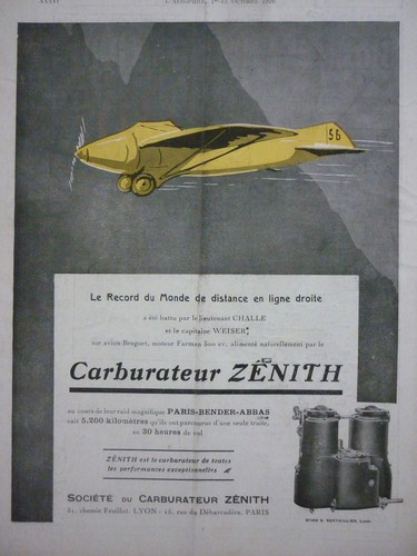 Pub carburateur zenith - pub,
