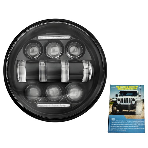 Phare moto led 75 pouces - led,