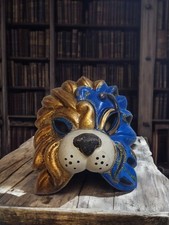 Ancien masque vénitien petit format décoratif vintage pour collection ou déco